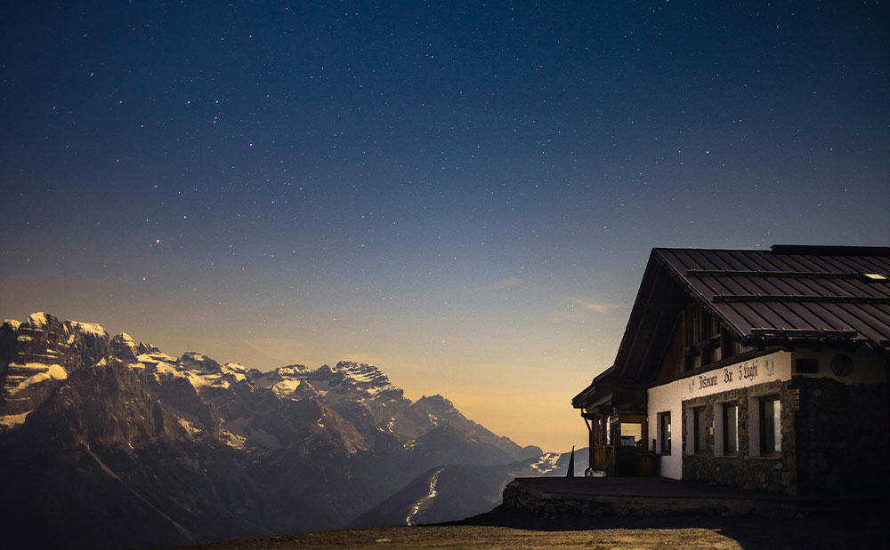 randonnée refuge nuit